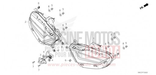 REAR COMBINATION LIGHT GL1800BDN de 2022